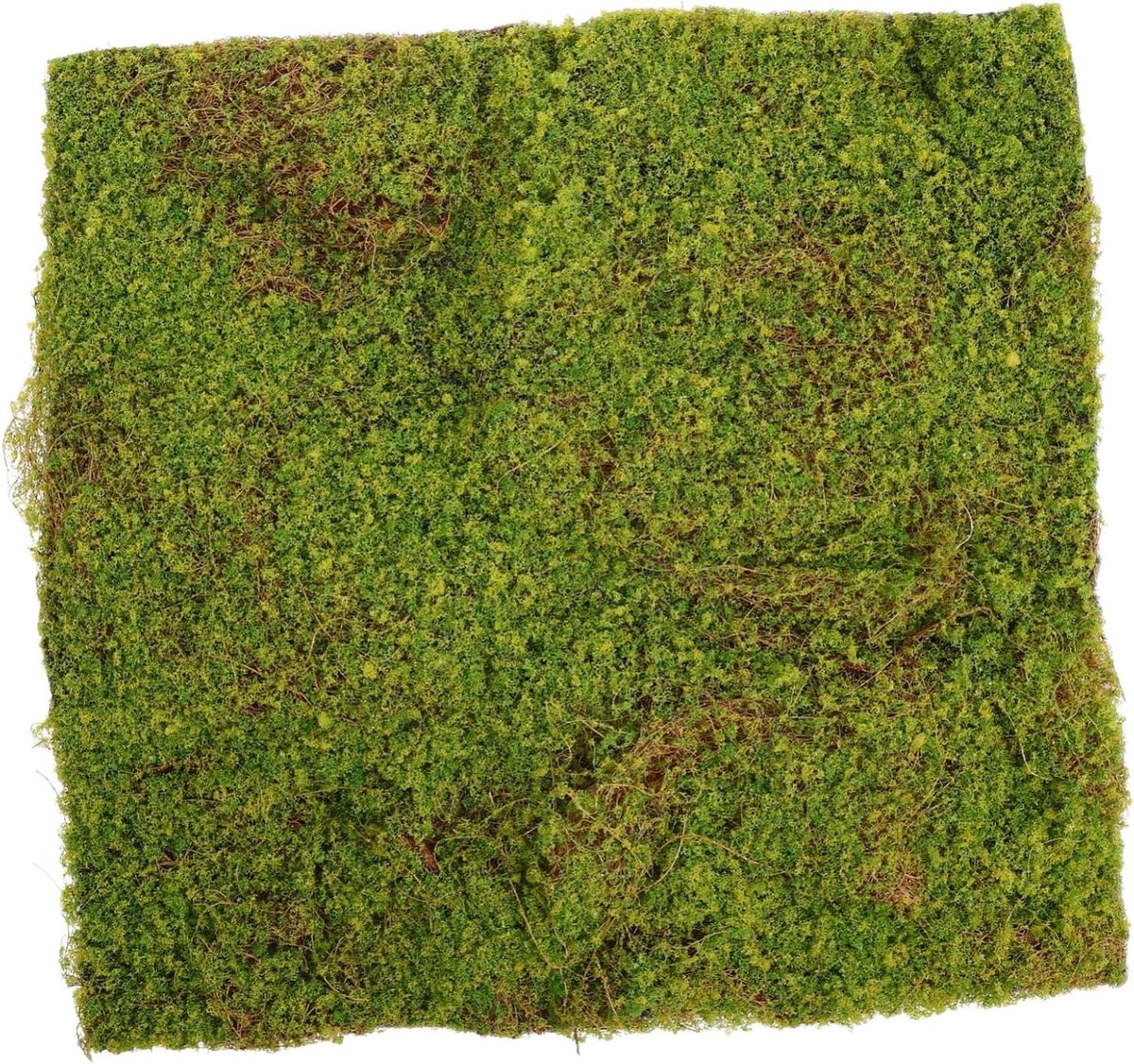 Mosmat Kunstmos - Kunstgras Mat - Decoratie Tuin - Realistisch Uiterlijk - 30x30 cm - Groen
