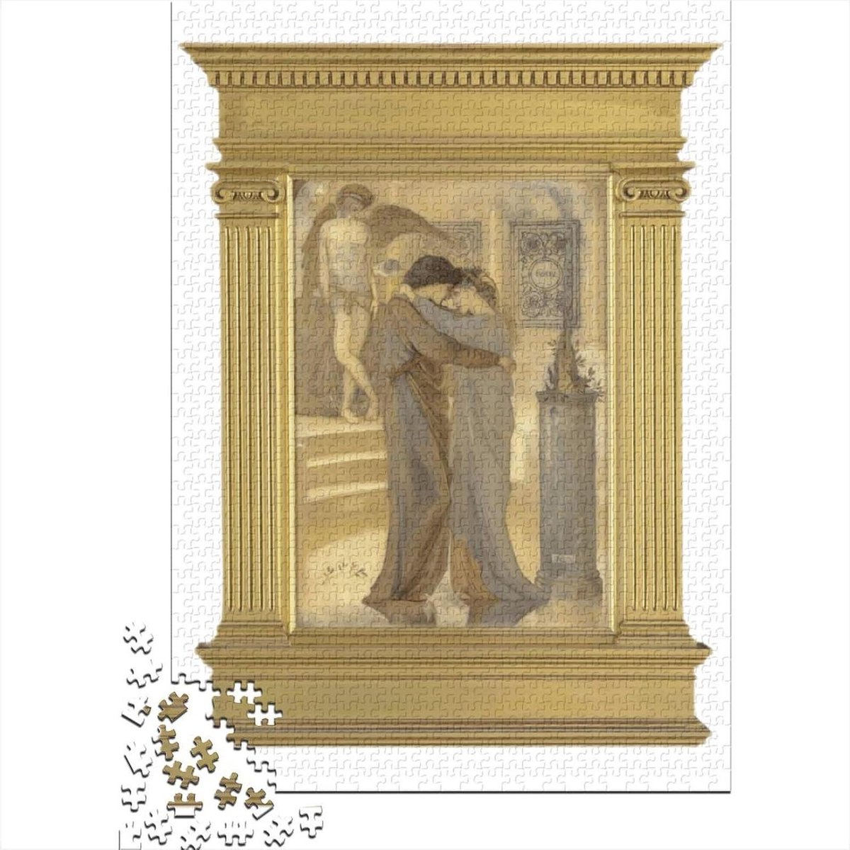 Kunstpuzzel - Legpuzzel Museum - Ontspannen Thuis - Unieke Vormen - 1000 stukjes - Multicolor