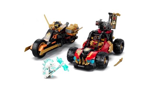 LEGO NINJAGO Kai en Cole's Combivoertuigen Speelgoed voor Kinderen Vanaf 7 Jaar 71864