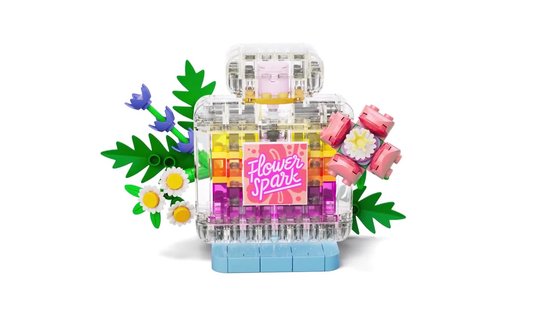 LEGO Creator 3in1 Parfumfles met Bloemen Speelgoed voor Kinderen en Kinderkamer Decoratie 31383