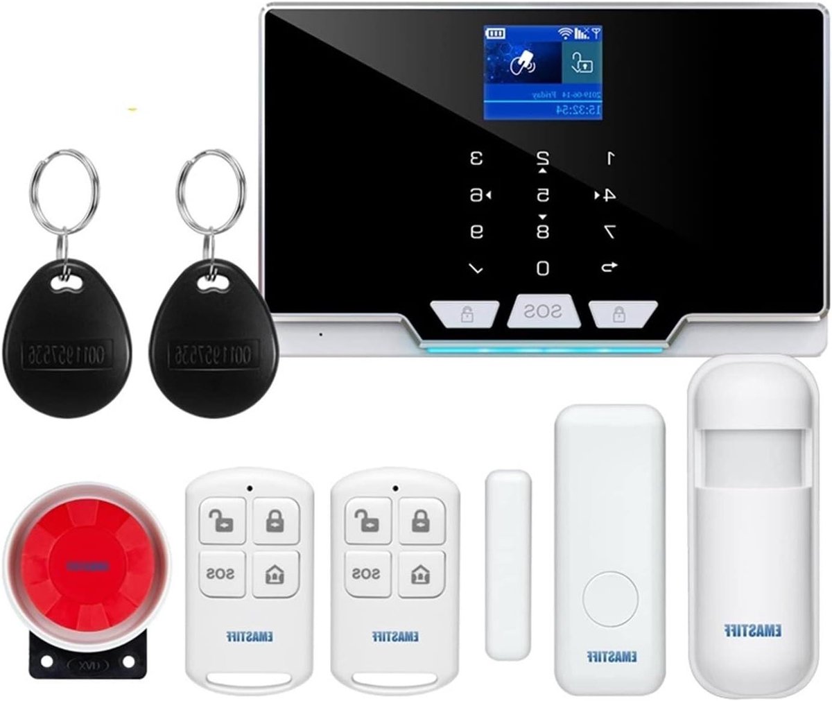 Draadloos Alarmsysteem - Beveiligingssysteem Huis - Huis Beveiligen - App Bediening - 300 Gram - Wit