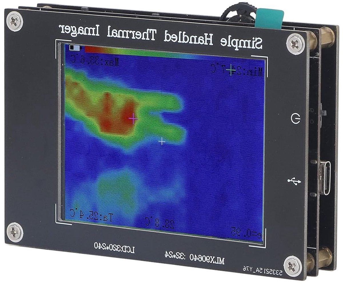 Draagbare Thermische Camera met 240 x 320 IR Resolutie en 3.2 Inch LCD Scherm voor Temperatuurdetectie en Warmtebeeldanalyse