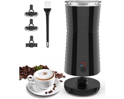 Elektrische Melkopschuimer - Melkopschuimer Automatisch - Koffie Bereiden - 4-in-1 Functie - 240 ml - Zwart