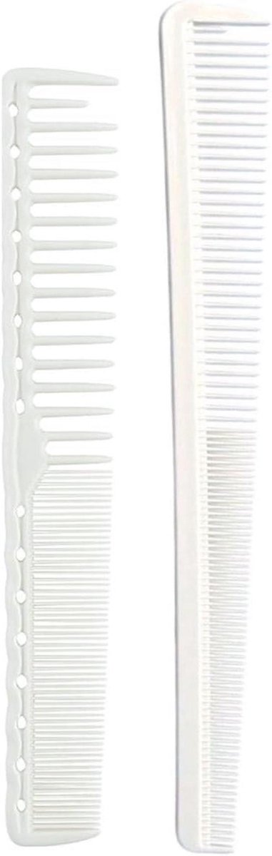 Kammen Set - Haarkammen Styling - Haar Stylen - Inclusief Opzetkammen - 2 Stuks - Wit
