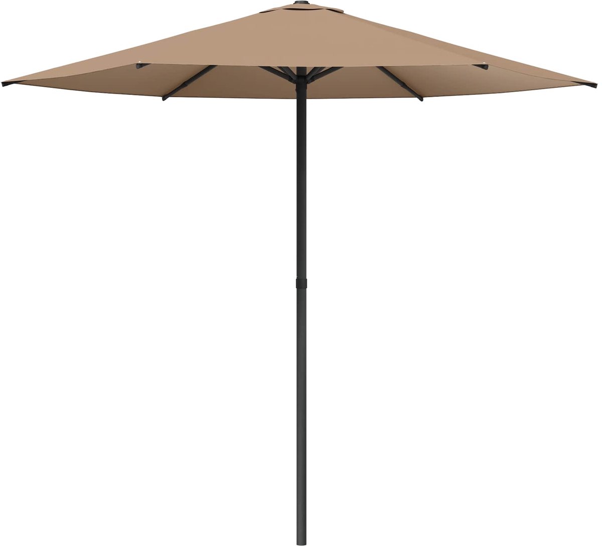 vidaXL - Tuinparasol - 230 - x - 230 - cm - Polyester - Rechthoekig - Taupe