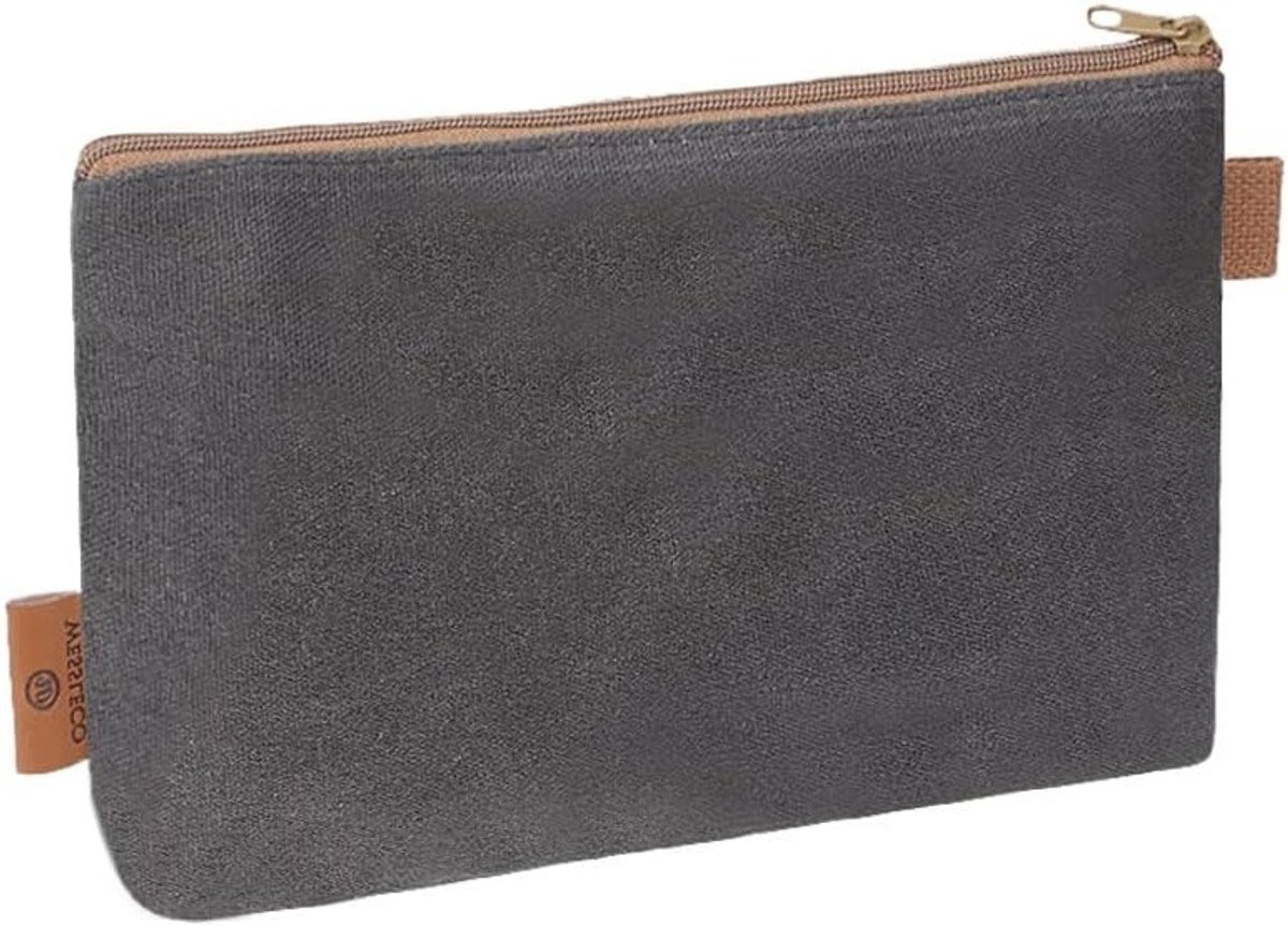 Multifunctionele Tooltas - Draagbare Canvas Pouch met Rits - Waterdichte Opbergtas voor Werk en Reizen, Ideaal voor Gereedschap en Accessoires