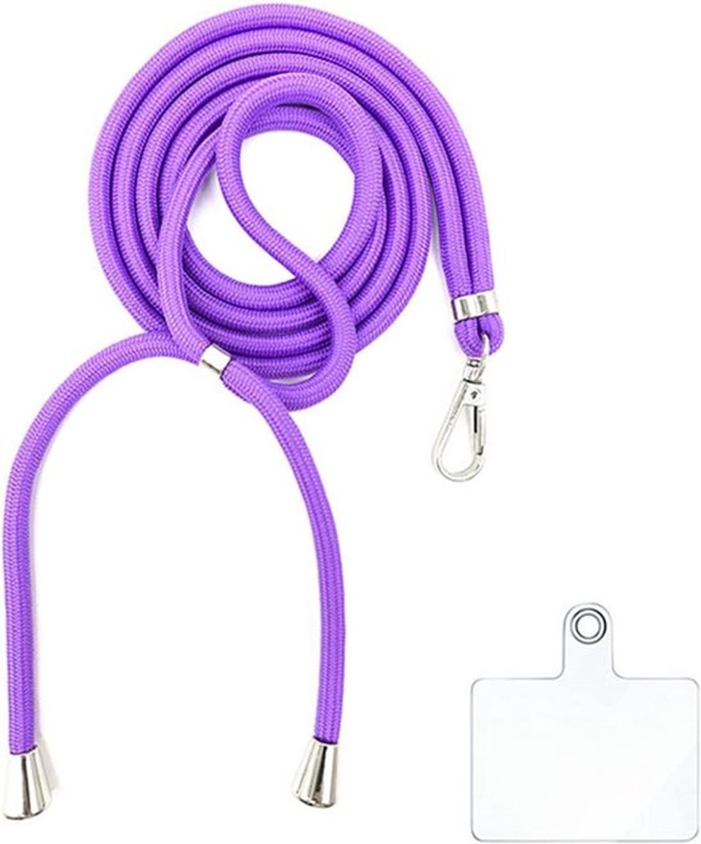 Universele telefoonketting voor smartphones - polypropyleen band - handsfree - outdoor gebruik.