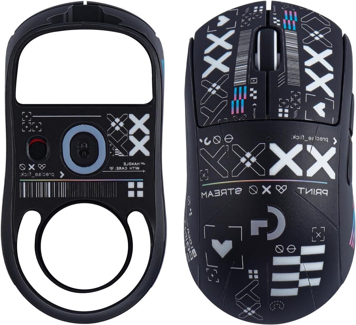 Non-Slip Grip Tape voor Gaming Muis, Zweetbestendig, Zelfklevend Ontwerp, Professionele Vooraf Geknipte Muiskap, Upgrade Kit voor Verbeterde Grip en Comfort