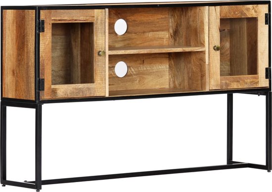 vidaXL - Tv-meubel - 120x30x75 - cm - massief - gerecycled - hout