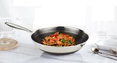 Cuisson des FC | Luxe wok de luxe | 30 cm | Édition Black Line | Induction | Poignée détachable | FWD30