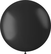 Folat - ballon XL Midnight Black Mat 78 cm - 1 stuks
