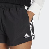 adidas Sportswear Essentials 3-Stripes Woven Short - Dames - Zwart- XL