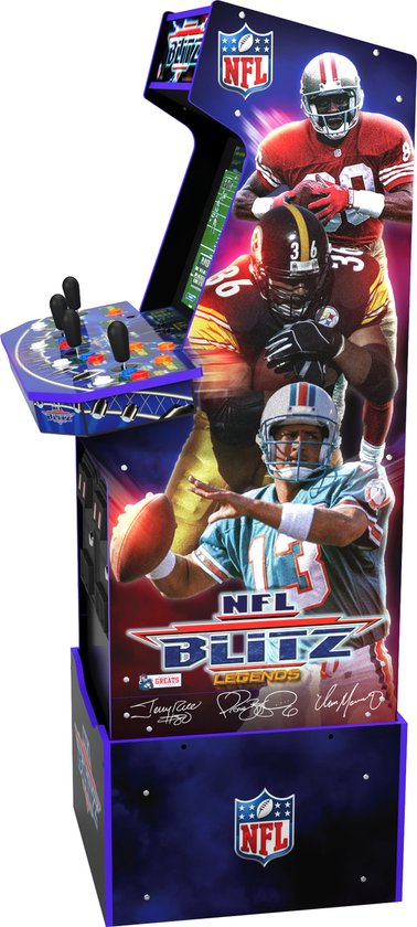 Arcade1Up NFL 3 in 1 Blitz Legends Arcade Game Arcadekast 17