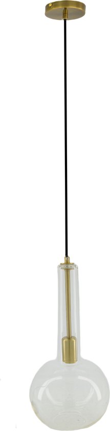 DKNC - Lampe à suspension verre - 20x20x40cm - Transparent