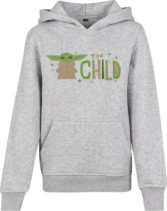 Mister Tee The Mandalorian Sweat à capuche/pull Kinder - Kids 158- The Child Grijs