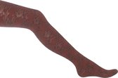 Bonnie Doon - Dames - Layered Lace Tights - Rood/Rood/Strawberry - maat 38/40