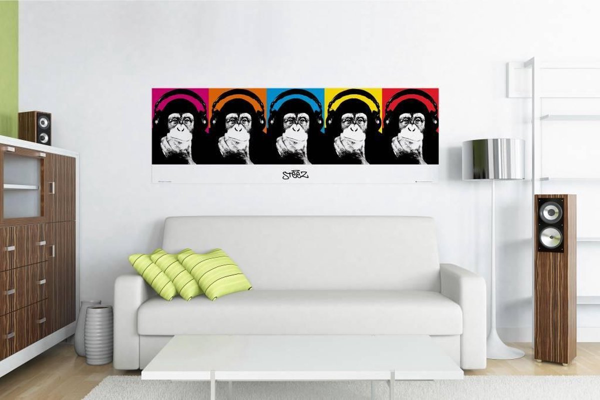 Reinders Poster Steez - aap - Poster - 158 × 53 cm - no. 18137 | bol