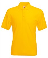 Fruit of the Loom - Classic Pique Polo - Geel - XXL