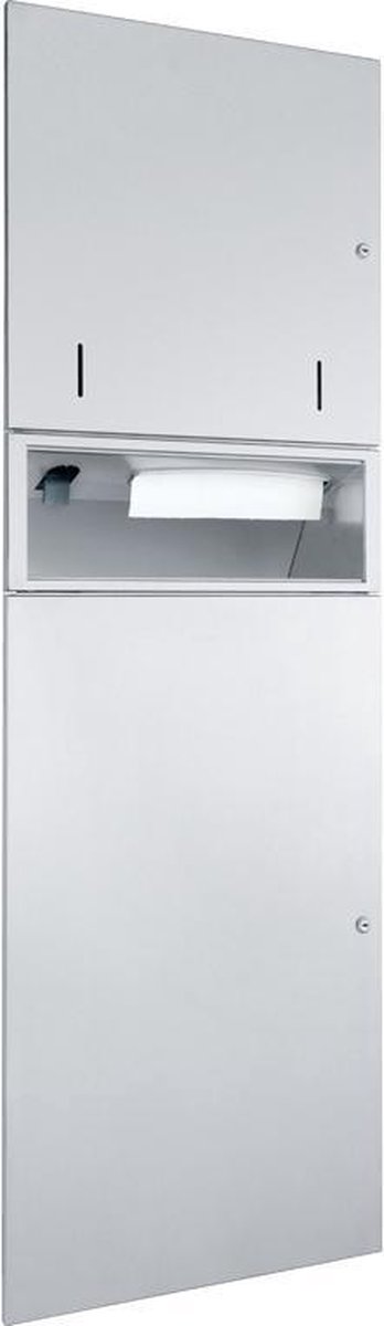 Wagner-EWAR WP5720 combinatie inbouw dispenser voor zeep, handdoekjes + afvalbak