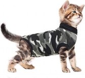 Suitical recovery suit kat zwart camouflage xxxs 29-37 cm