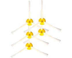 5x Zijborstel set geschikt voor iRobot Roomba 980 960 800 860 880 Borstels Vegers