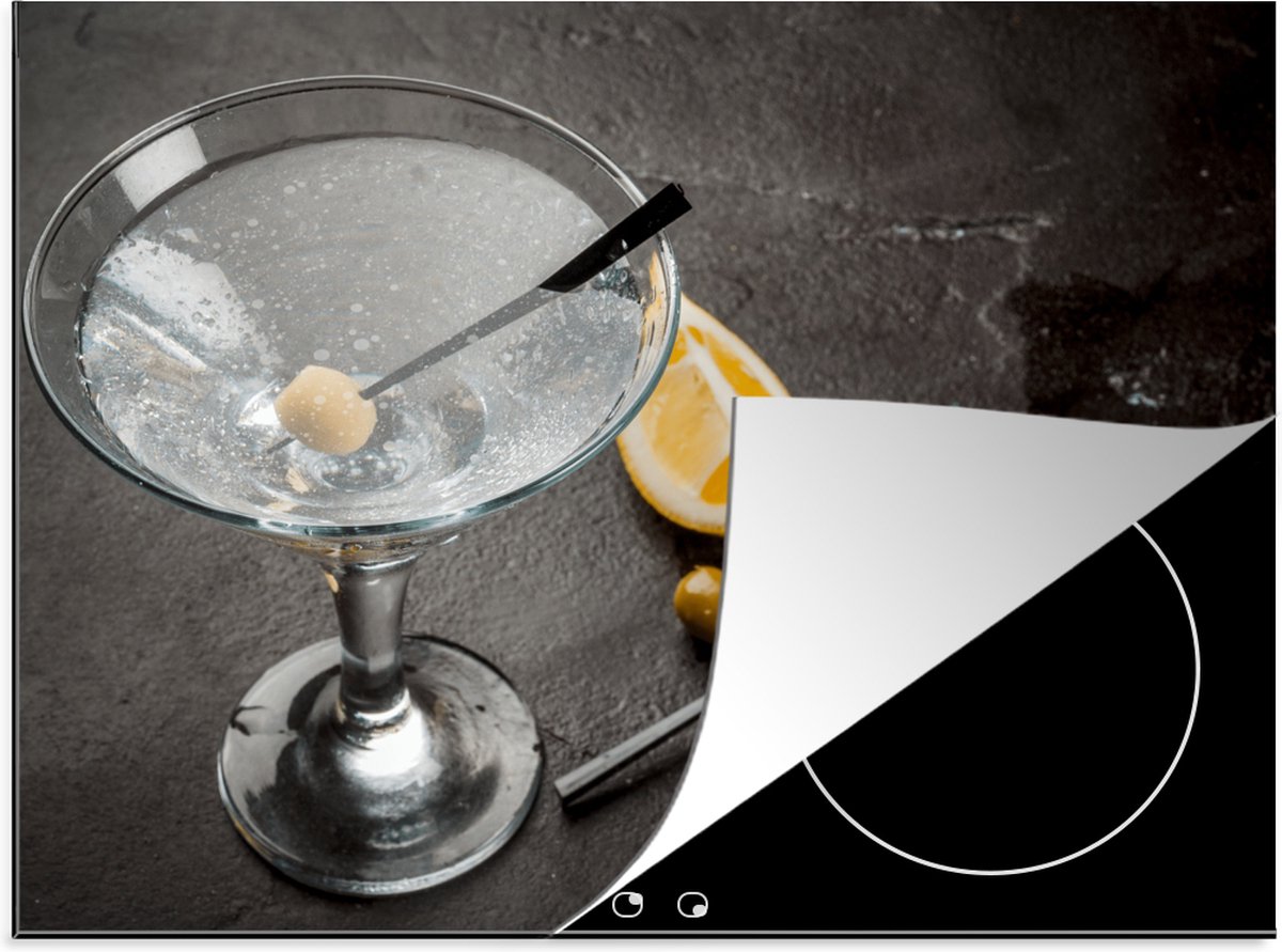 KitchenYeah® Inductie beschermer 71x52 cm - Inductie beschermer - Alcohol - Martini - Fruit - Kookplaataccessoires - Afdekplaat voor kookplaat - Inductiebeschermer - Inductiemat - Inductieplaat mat