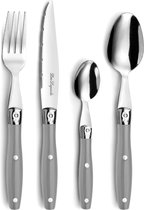 Bol.com Lou-Laguiole-24-delige-Bestekset-Comptoir-grijs aanbieding