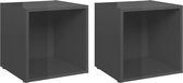 vidaXL-Tv-meubelen-2-st-37x35x37-cm-spaanplaat-hoogglans-grijs