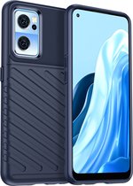 Coverup Rugged Shield TPU Back Cover - Geschikt voor OnePlus Nord CE 2 5G Hoesje - Blauw
