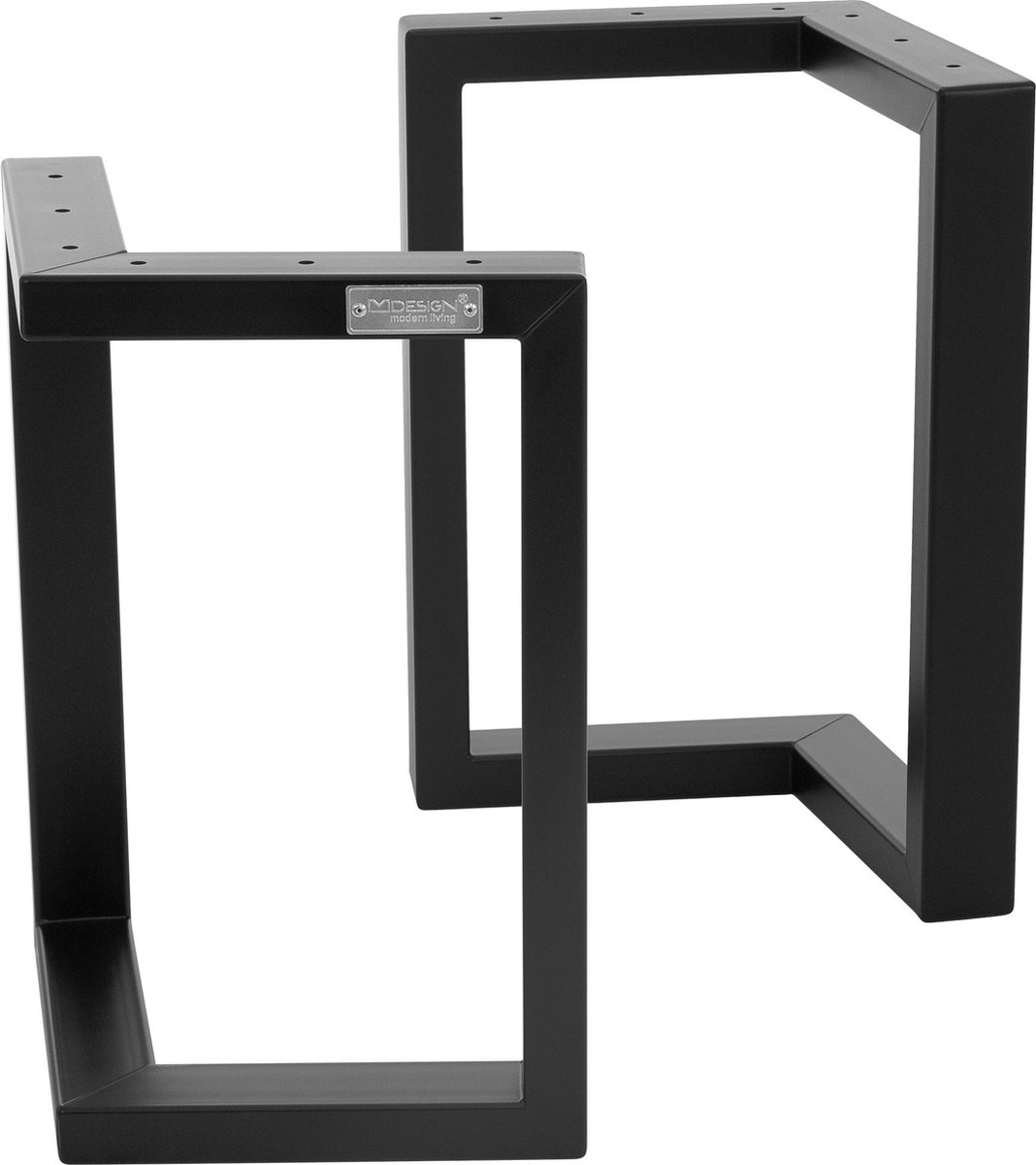 ml-design arrow 2er set tischkufen v-form w38xh43 cm zwart metall industriële stijl kufengestell voor couchtisch & sitzbank, geschikt voor diy projecten, stevige tafelpoten en meubelpoten voor moderne meubels in industriële look