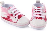 Roze sneakers - Textiel - Maat 21 - Zachte zool - 12 tot 18 maanden
