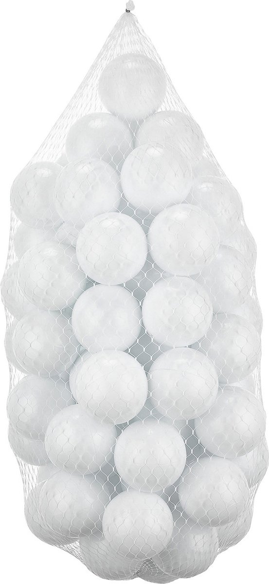 Asir - Ballen voor ballenbak (50 stuks) - Wit - 7 x 7 cm