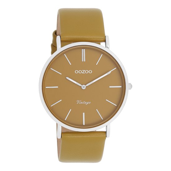 polshorloge dames met 20 mm leren armband