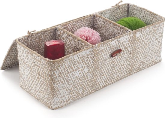 Rice opbergmand raffia stippen Believe in Red Lipstick Rice opbergmand raffia stippen Believe in Red Lipstick