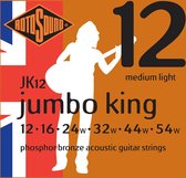Snarenset akoestische gitaar Rotosound Jumbo King JK12