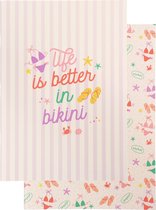 Carnets Kangaro - Beach Happy - A4 - ligne - 4 pièces - K-PM310003
