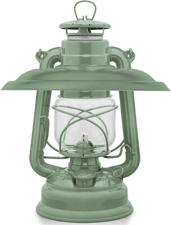 Feuerhand Top Reflector Stormlantaarn - Sage Green van Feuerhand — afbeelding 2