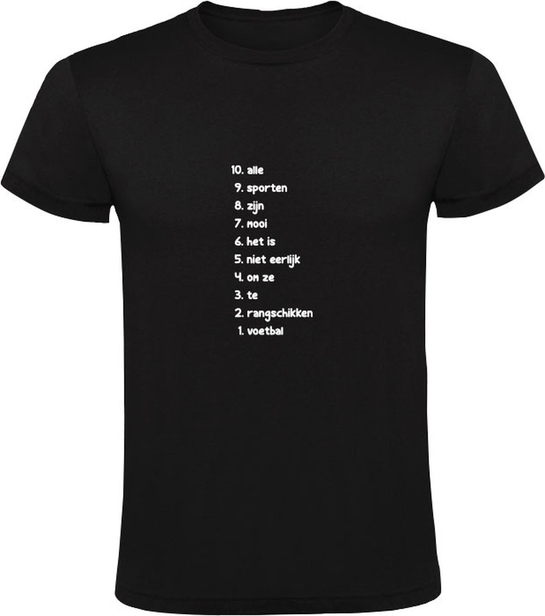 Voetbal rangschikken Heren T-shirt - sport - voetballen