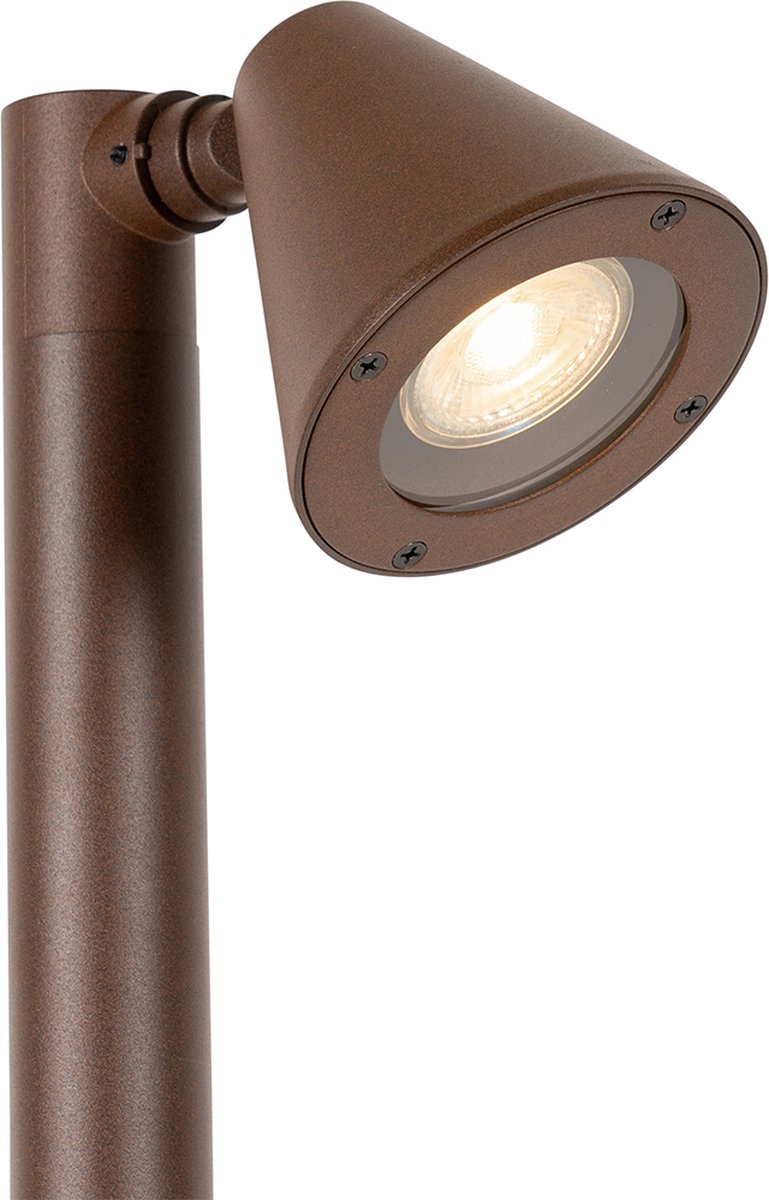 QAZQA denmark - Lampe sur pied extérieur Moderne - 1 lumière - L 85 mm - Brun rouille - Rustique,Moderne - Éclairage extérieur