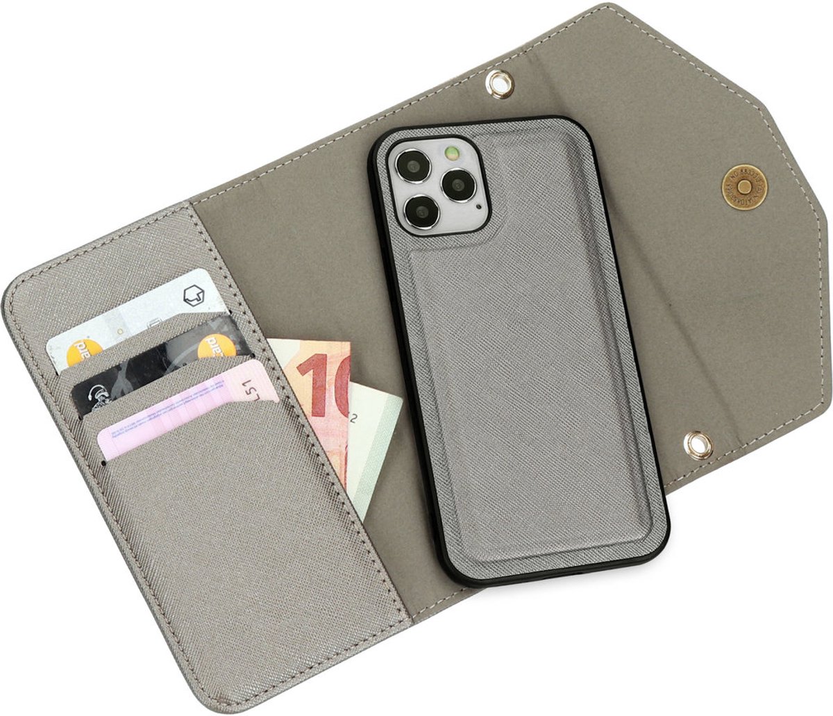 Casetastic Clutch Apple iPhone 12/12 Pro - Goud/Silver