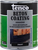 Tenco betoncoating - dekkend - zwart - 750 ml