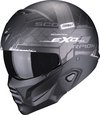 Scorpion Exo-Combat Ii Xenon Matt Black-White XL - Maat XL - Helm