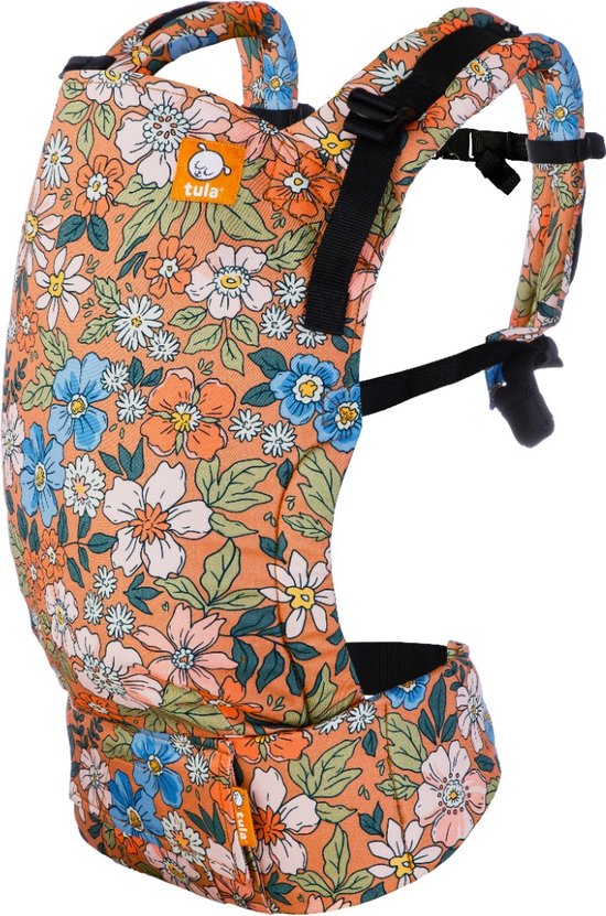 Porte-bébé ergonomique Tula Free to Grow Flower Walk - peut être utilisé dès la 'naissance' - facilement réglable - confortable pour le parent et l'enfant