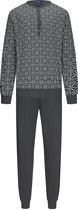 Pastunette for Men - Heren Pyjama set Fabian - Grijs - Katoen - Maat 2XL