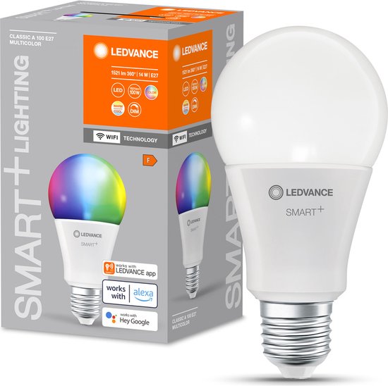 LEDVANCE SMART+ WIFI LED lamp, frosted look, 14W, 1521lm | bol