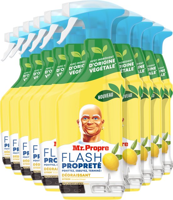 Mr. Propre Nettoyant Liquide - Sol Multi-Usages - Bergamote Aux Huiles  Essentielles 