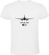 Airplane mode Heren T-shirt - vliegtuig - piloot - vliegen - vakantie - reizen