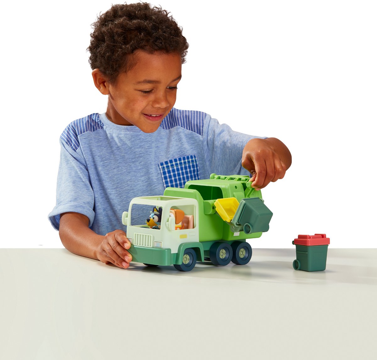 BLUEY - Vuilniswagen met 2 Speelfiguren - Speelset — afbeelding 4