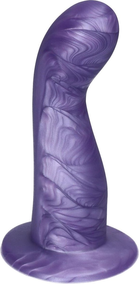 Goedkoopste Ylva & Dite - Leda - Siliconen G-spot / Prostaat dildo - Made in Holland - Violet Metallic