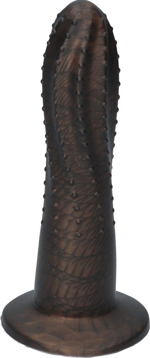 Goedkoopste Ylva & Dite - Prickly Pear - Siliconen dildo - Made in Holland - Kastanje Bruin Metallic